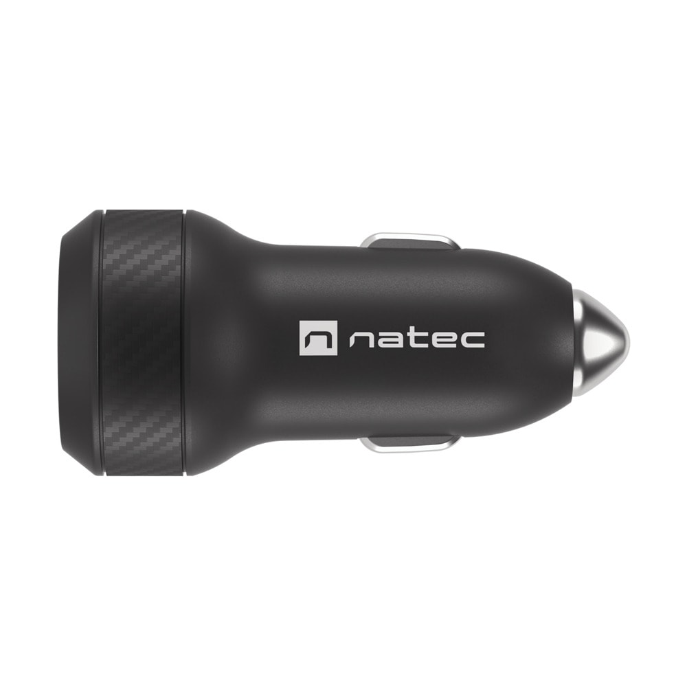 За кола Natec Coney (NUC-1981), от автомобилна запалка към 2x USB-A(ж), 1x USB-C(ж), 20V/3A, черно, PD 3.0, 84W