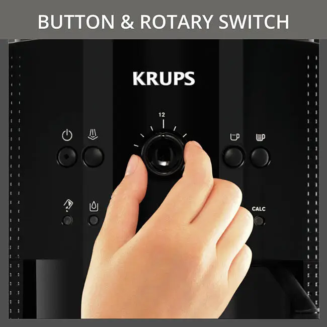 Кафеавтомат Krups Espresseria Automatic, 1450W, 15 bar, 1.7 l. обем на резервоара за вода, мелачка, сив, EA810B70
