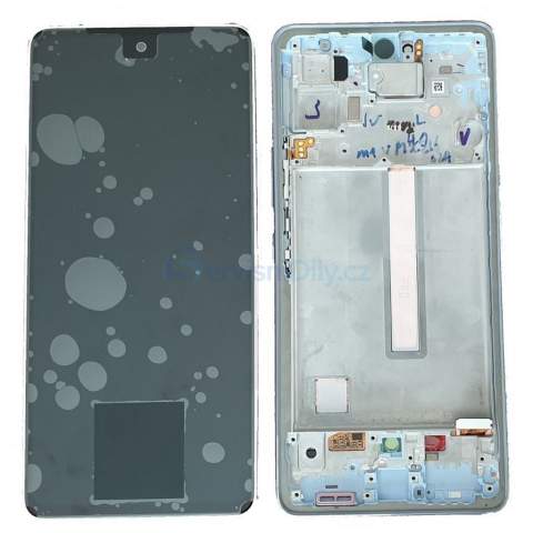 LCD Дисплей за Samsung SM-A536 / A53 / 5G 2022 / GH82-28024A / GH82-28025A / Тъч скрийн / Черен / Оригинал Service Pack 115532