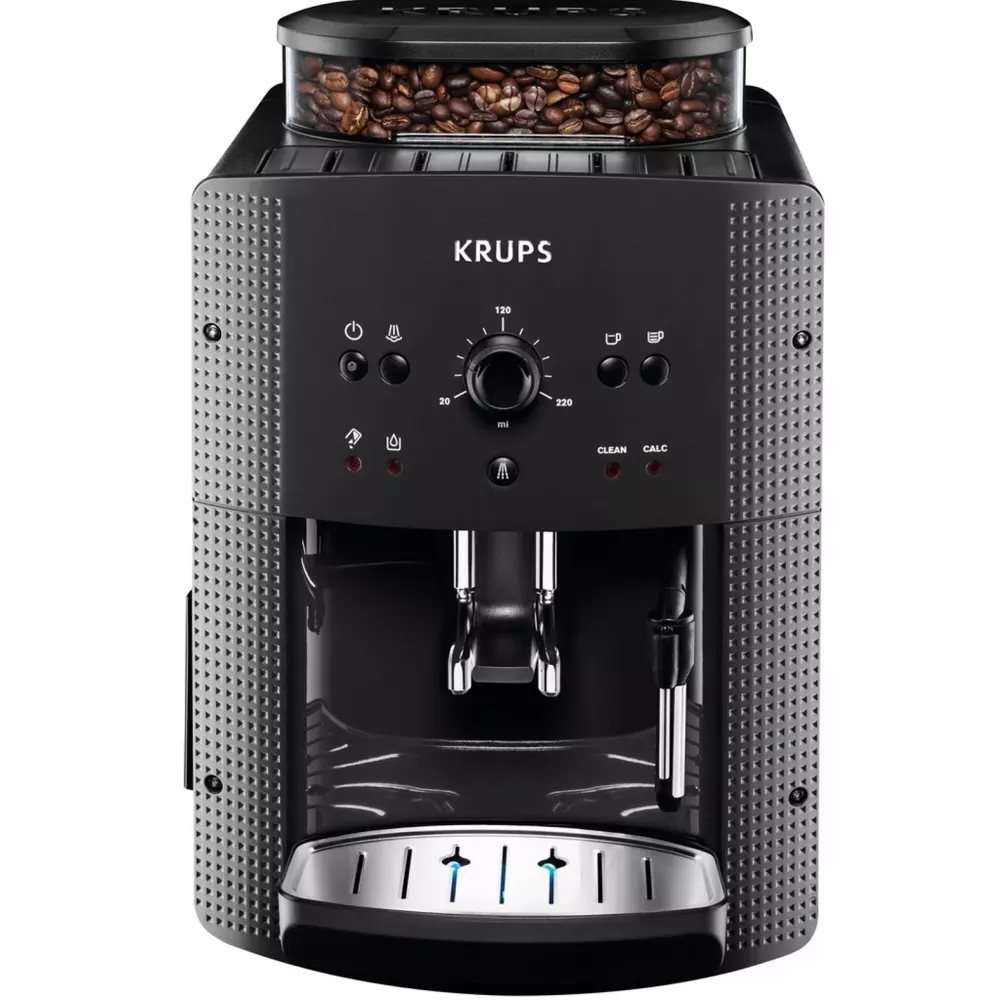 Кафеавтомат Krups Espresseria Automatic, 1450W, 15 bar, 1.7 l. обем на резервоара за вода, мелачка, сив, EA810B70