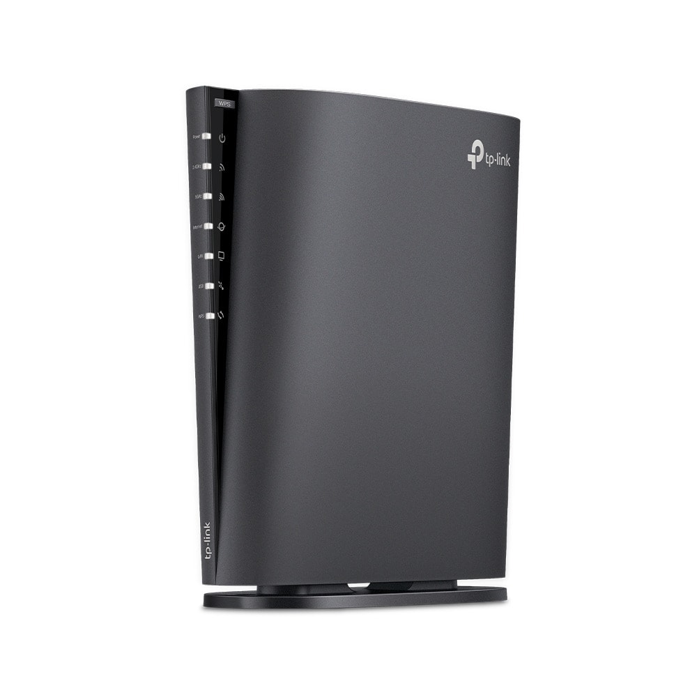 Рутер TP-Link Archer AX80, AX6000, 2.4GHz (1148Mbps) + 5GHz(4804Mbps), Wireless AX, 3x LAN 100/1000, 1x WAN 100/1000, 1x WAN 100/1000/2500, 1x USB 3.0, 4x вътрешни антени