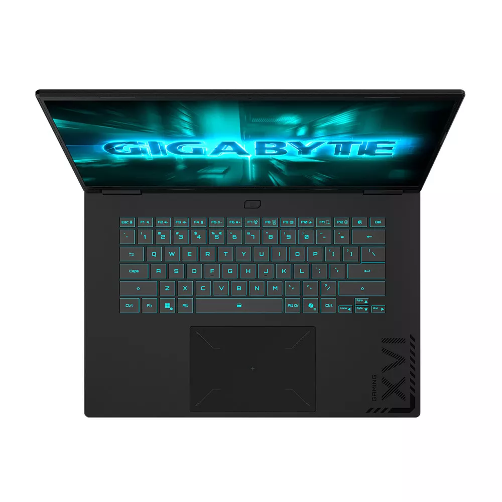 Лаптоп Gigabyte Gaming A16 3TH (3THK3EE893SD), осемядрен AMD Ryzen 7 260 3.8/5.1GHz, 16" (40.64cm) WUXGA IPS 165Hz Anti-Glare Display & GF RTX 5050 8GB (HDMI), 16GB DDR5, 512GB SSD, 1x USB 4.0 Type-C, No OS,3THK3EE893SD