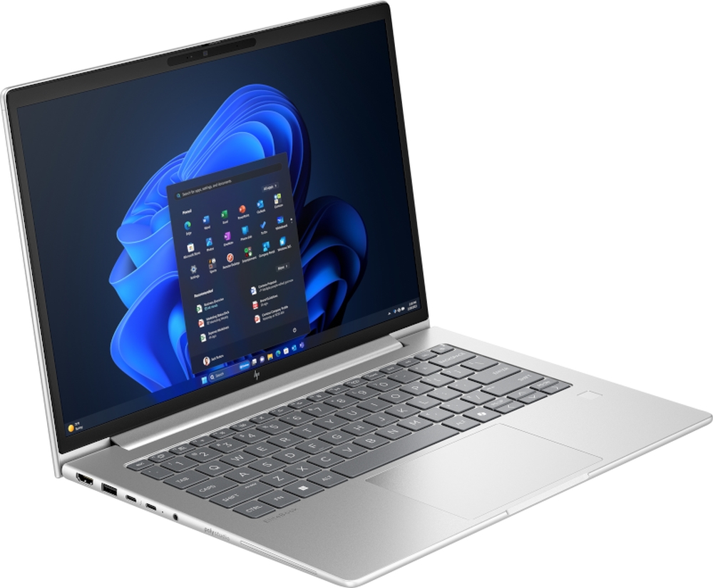 Лаптоп HP EliteBook 6 G1i (сребрист), дванадесетядрен Intel Core Ultra 7 255U 1.7/5.2GHz, 16" (40.64 cm) WUXGA IPS Anti-Glare Display, 16GB DDR5, 512GB SSD, 2x Thunderbolt 4, Windows 11 Pro - AD4B7ET