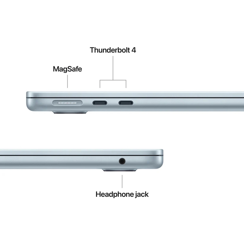 Лаптоп Apple MacBook Air 13.6: Apple M5 chip with 10-core CPU and 8-core GPU Apple M5 (10 Core) 4.40 GHz, 8C GPU, 16GB unified memory, SSD 512GB - MDHH4ZE/A