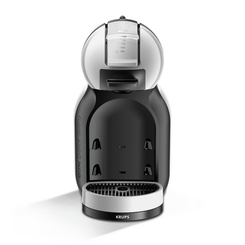 Кафемашина на капсули Krups Nescafe Dolce Gusto Mini Me, 1500W, 15 bar, 0.8 l. обем на резервоара за вода, черно-сива, KP123B10