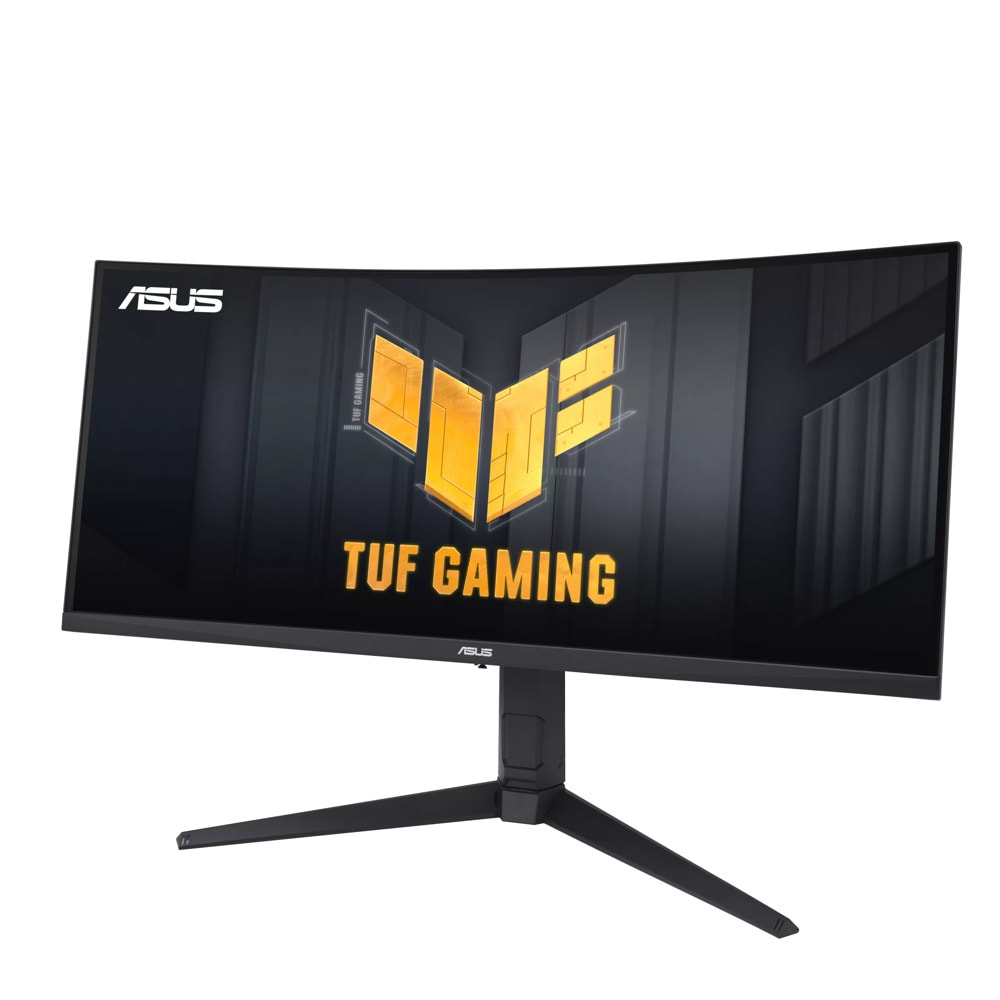Монитор Asus VG34VQEL1A, 34" (86.36 cm), VA панел, 100Hz, UWQHD, 1ms, 100 000 000:1, 300cd/m2, DisplayPort, HDMI,  90LM06F0-B01E70