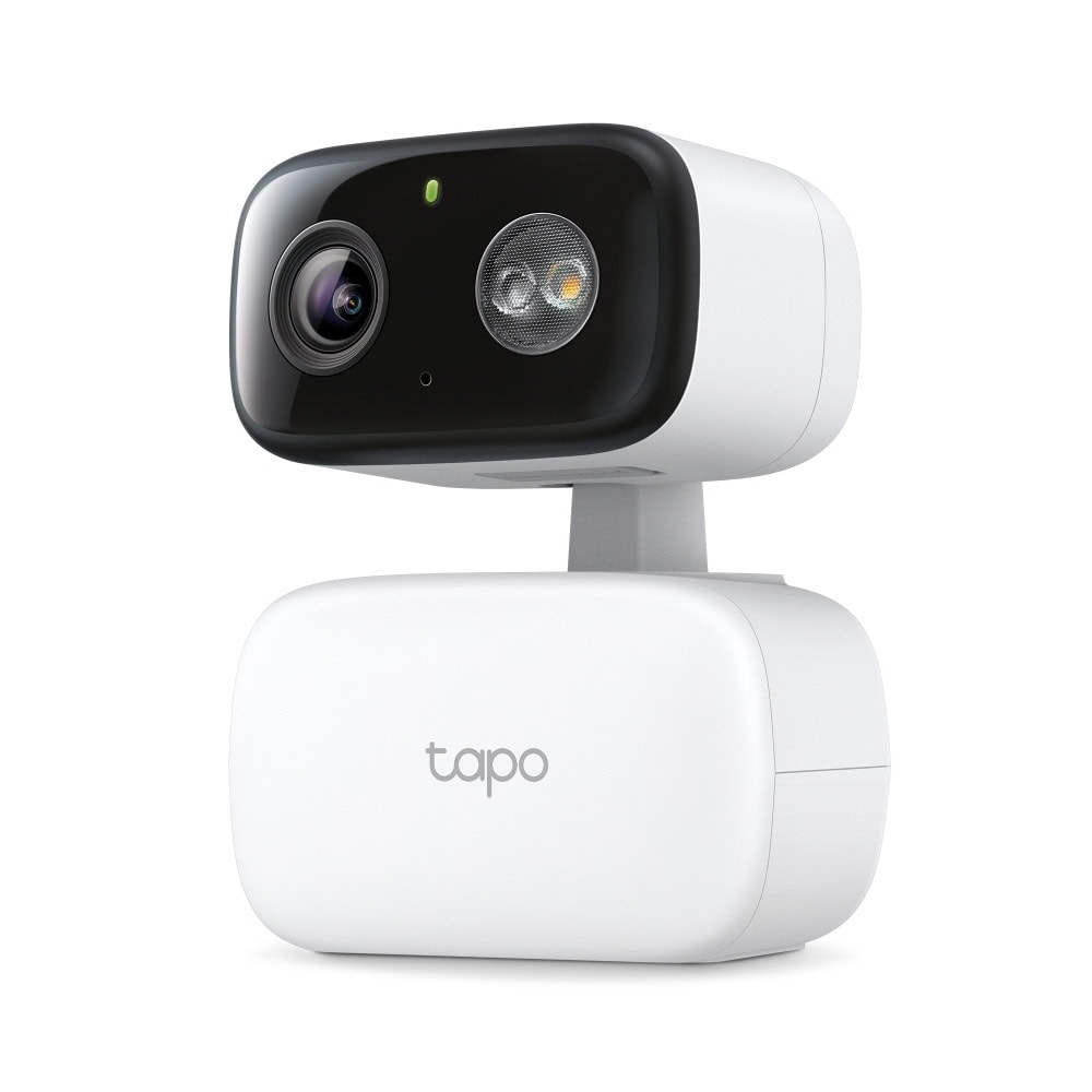 IP камерa TP-Link Tapo C206, куполна PT (Pan/Tilt) камера, 2Mpix(1920x1080@30fps), 4.0mm обектив, H.264, IR осветеност (до 12m), външна IP65, Wi-Fi, microSD слот до 512GB, микрофон и говорител
