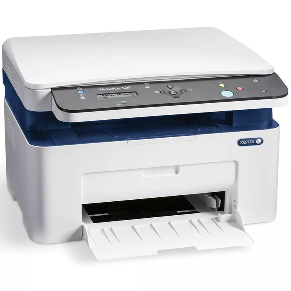 Мултифункционално лазерно устройство Xerox WorkCentre 3025B, принтер/скенер/копир, 600x600 dpi, 20стр/мин, Wi-Fi, USB, A4, 3025V_BI