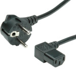 SECOMP Кабел захранващ под ъгъл IEC конектор (C13), 1.8 м - S2307-50