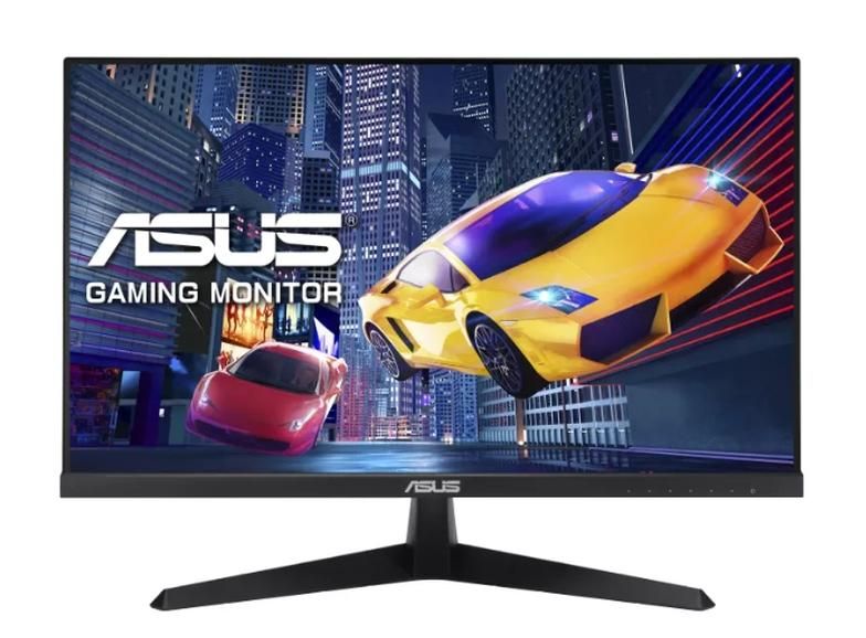 ASUS VY249HGR Eye Care Gaming Monitor – 23.8 inch FHD (1920 x 1080), IPS, 120Hz(OC), SmoothMotion, 1ms (MPRT), Adaptive Sync, Eye Care Plus technology, Blue Light Filter, Flicker Free, antibacterial treatment, HDMI, VGA, 90LM06A3-B01471