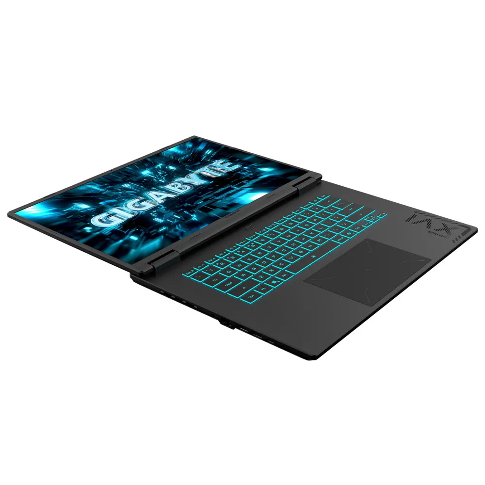 Лаптоп Gigabyte Gaming A16 PRO DXH (DXHG4EECC4SD), десетядрен Intel Core 7 240H 2.5/5.2GHz, 16" (40.64cm) WQXGA IPS 165Hz Anti-Glare Display & GF RTX 5070 Ti 12GB (HDMI), 32GB LPDDR5x, 1TB SSD, 1x USB 3.2 Gen 1 Type-C, No OS, HG4EECC4SD
