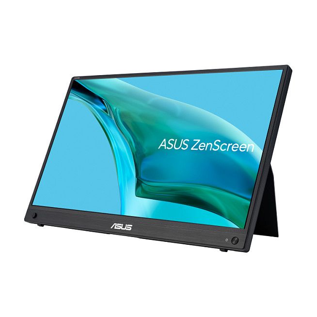 ASUS ZenScreen MB16AHG portable monitor — 15.6-inch FHD (1920 x 1080), IPS, 144Hz, USB-C, Mini-HDMI, Freesync Premium™, Ergo kickstand, Tripod socket, Flicker Free, Low Blue Light, 90LM08U0-B02170